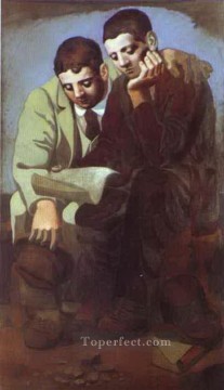 venantius fortunatus reading poems radegonda vi Painting - Reading of Letter 1921 Pablo Picasso